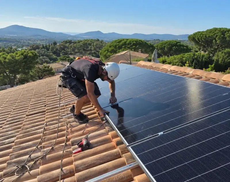 Installateur panneaux solaires Saint-Just-d'Avray — pose photovoltaïque sur toiture