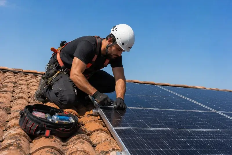 Maintenance et monitoring de panneaux solaires à Saint-Just-d'Avray